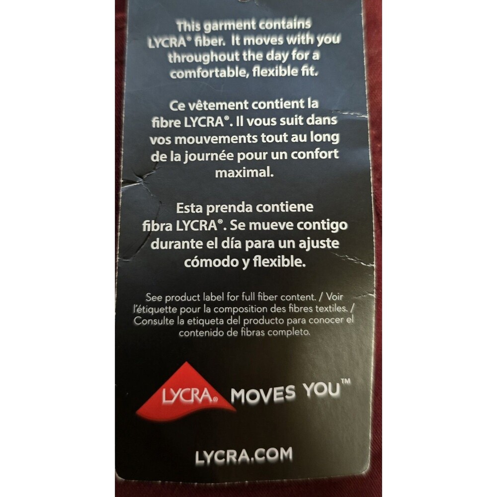 Lularoe Women's 32 Skinny Fit Pants Maroon Red Comfort Stretch Slimming NWT - Picture 7 of 10